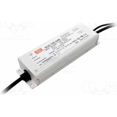 MEAN WELL ELG-100-24B Napájecí zdroj: spínaný; LED; 96W; 24VDC; 4A; 180÷295VAC; IP67; 88%
