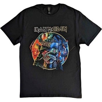 Iron Maiden Риза The Future Past Tour '23 Circle Art Unisex Black S (IMTEE169MB01)