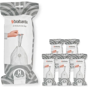 Brabantia Торби за боклук H PERFECTFIT 50-60 л, 120 бр. , Brabantia (BRAB138782)