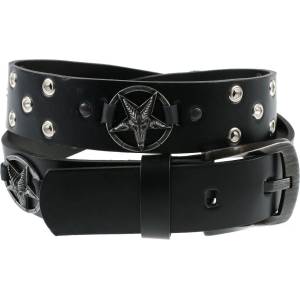 Leather & steel fashion Колан Бафомет - lsf2 15