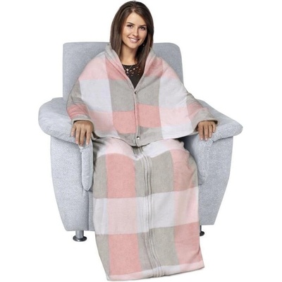 Bellatex Korall micro kostka růžová 150 x 200 cm