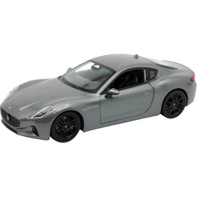 Maserati Метална количка Welly - Maserati GT Folgore, 1: 24, сива (24125W)