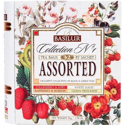 Basilur KNIHA ASSORTED PORCOVANÝ 32 sáčků