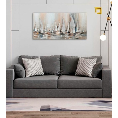 Obraz na plátne PLACHETNICE Zľava 60 % 120x60 cm