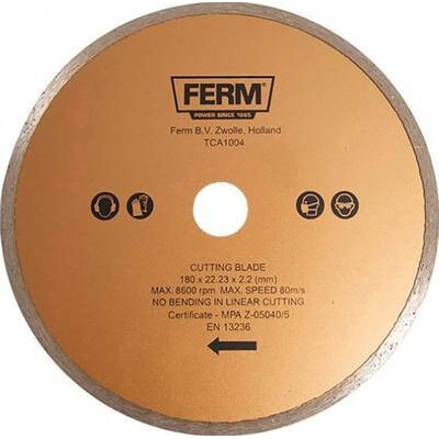 Ferm Diamantový kotouč 180 mm TCA1004