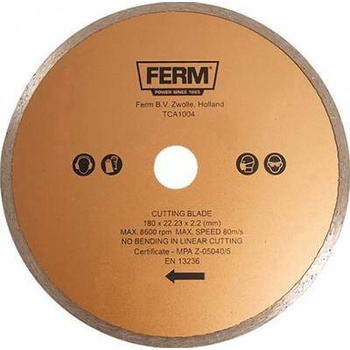 Ferm Diamantový kotouč 180 mm TCA1004