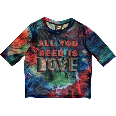 The Beatles All You Need Is Love (Mesh) Blue S Дамски Риза (<![CDATA[BEATMCT557LBL01]]>)