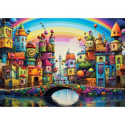 Yazz - Puzzle Rainbow City - 1 000 piese
