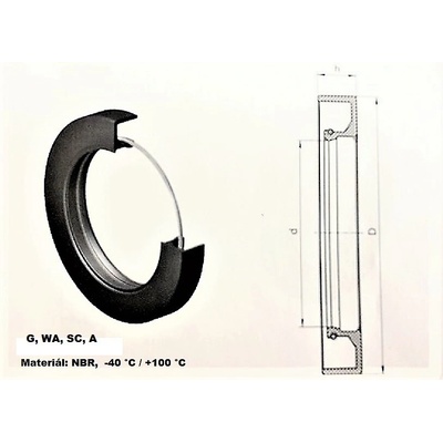 Gufero G 62x80x10