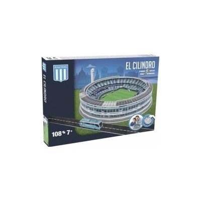 Nanostad 3D puzzle fotbalový stadion Argentina El Cilindro Racing Club 108 ks