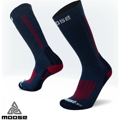Moose TREK turistické merino ponožky