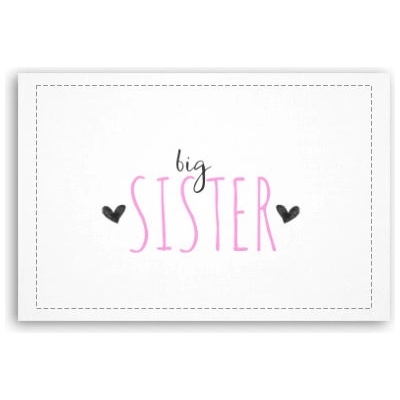 Fotoobraz 60x40 cm malý Big sister