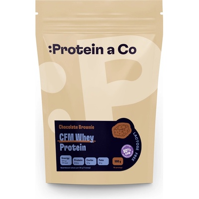 Protein&Co Bezlaktózový CFM Whey 500 g