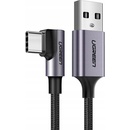 Ugreen 60128 USB / USB-C 3A, 2m, sivý