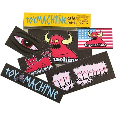 Toy Machine Insecurity Griptape Stickers Single Pack Black Sada samolepek