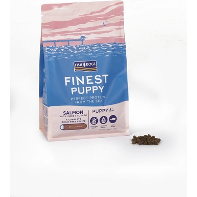 Fish4Dogs malé pre šteniatka Finest losos so sladkými zemiakmi 1,5 kg