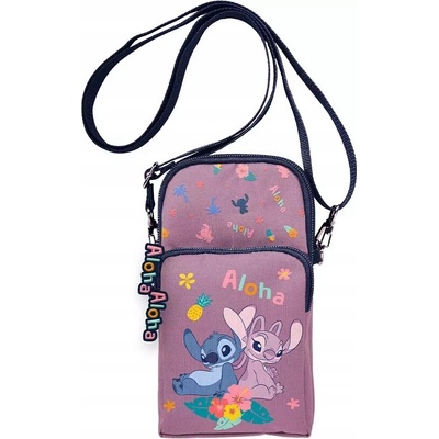 Paso Detská kabelka ružová, farebná Lilo a Stitch