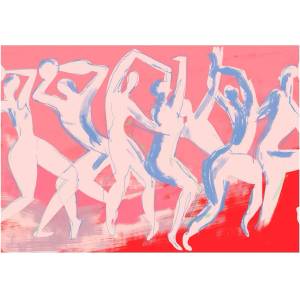 The Poster Club Постер 40x30 cm Dancing - By Garmi - The Poster Club (17062-3)