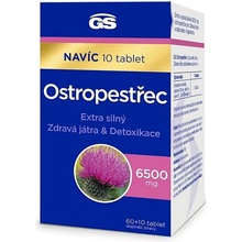 GS Pestrec mariánsky 6500 mg 60 + 10 tabliet
