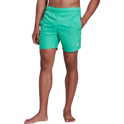 Adidas Adicolor Essentials Trefoil Swim Shorts Green - L