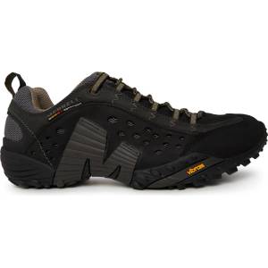 Merrell Мъжки обувки Merrell Intercept Leather Walking Shoes Mens - Smooth Black