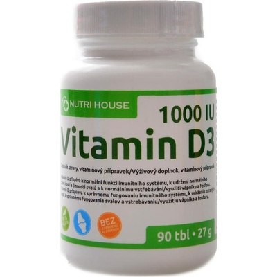 Nutri House Vitamín D3 1000 IU 90 tabliet