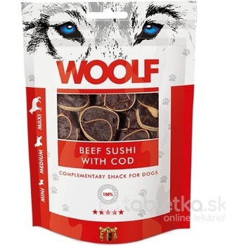 Woolf Beef Sushi & Codfish 100 g