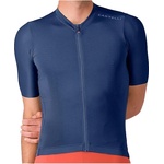 Castelli Мъжка фланелка с къс ръкав за колоездене Castelli Espresso 2 Jersey Cycling jersey - Belgian Blue (056-3889-0112)