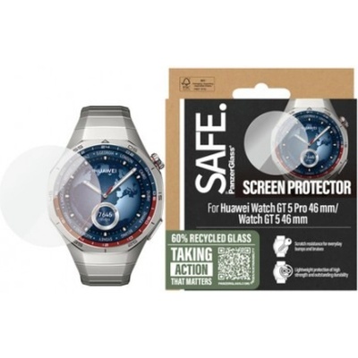 Panzer Стъклен протектор за часовник Safe за Huawei WATCH GT5 46mm, GT 5 Pro 46 mm, Прозрачен