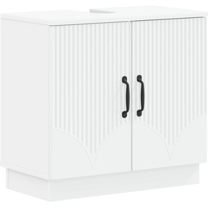 vidaXL Шкаф за мивка в баня HOORN Бяло 59, 5 x 31, 5 x 56 см (897225)
