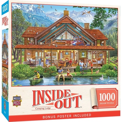 Masterpieces - Puzzle Camping Lodge - 1 000 piese