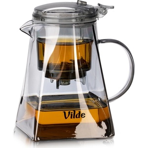 Vilde Стъклен чайник с инфузер от неръждаема стомана Vilde - Вместимост 880 ml (259424)