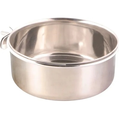 Nerezové krmítko s pevným úchytom do klietky 300ml / 9cm TRIXIE