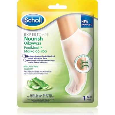 Scholl Pedimask Aloe Vera дълбоко подхранваща маска за крака 1 чифт