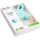 Akuku dřevěno silikonové králíček zelená