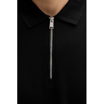 BOSS Памучна тениска с яка BOSS C-Pei 04 (50555108)