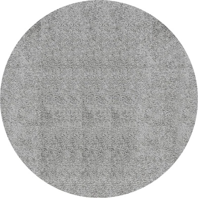 Шаги килим с дълъг косъм, модерен, сив, o 160 см