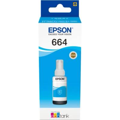 Epson Тонер касета, EPSON, 100 мл, Cyan (C13T664240)
