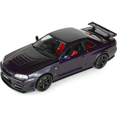 Solido 1: 43 nissan skyline gt-r (r34) z-tune midnight purple