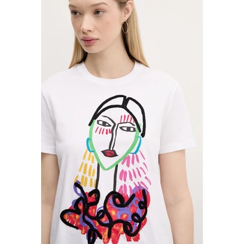 Desigual Памучна тениска Desigual MISURI (25SWTKA9)