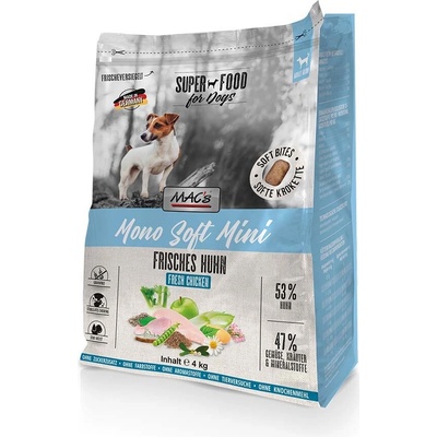 Mac's Dog Mono Soft Mini Čerstvé kuře 2 x 4 kg