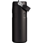 STANLEY 1913 Flip Straw drinking bottle with straw 0.47L - thermal mug cools for 8 hours - ice-cold for 40 hours - BPA-free - leak-proof - for cup holders - dishwasher safe - Black 2.0 - 10-12110-117 (10-1211