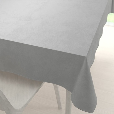 Biante Veľký zamatový obdĺžnikový obrus Velvet Premium SVP-039 Sivý 220x260cm