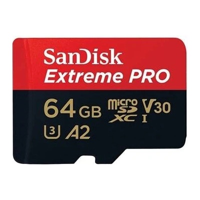 SanDisk MicroSDXC 64GB Extreme Pro A2 SDSQXCY-064G-GN6MA