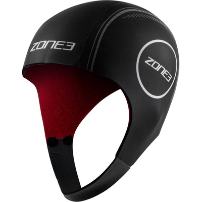 Zone3 Плувна шапка Zone3 Neoprene Heat-Tech Warmth Swim Cap - Black/Red
