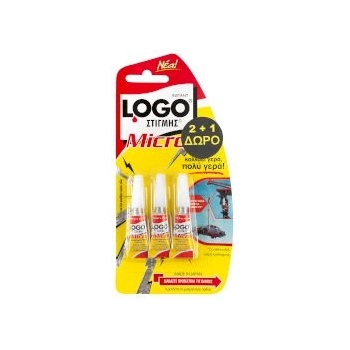 Super Glue Лепило моментно Logo 3х1г