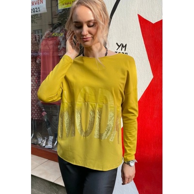 Vero Moda mikina hořčicová