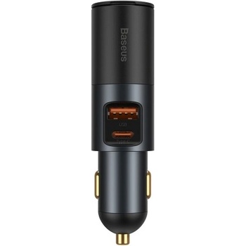 Baseus 12V BASEUS, 120W, USB-A, USB-C + извод за запалка, Cigarette Lighter Expansion, CCBT-C0G