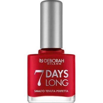Deborah Milano 7 Day Long Vitamins Quick-Dry Бързосъхнещ лак за нокти EN876 Iconic Red 11 мл
