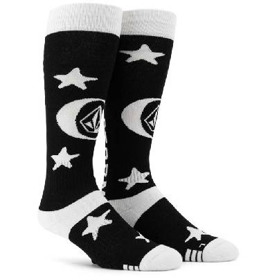 VOLCOM ponožky Synth Sock Black (BLK2120) Vel.: S/M